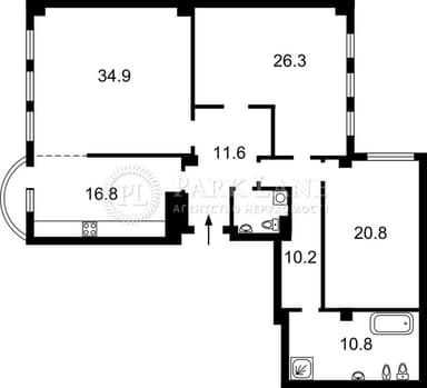 3-комнатная квартира по адресу ул. Ильенка Юрия (площадь 136 м²) - Atlanta.ua - imageAlt 21