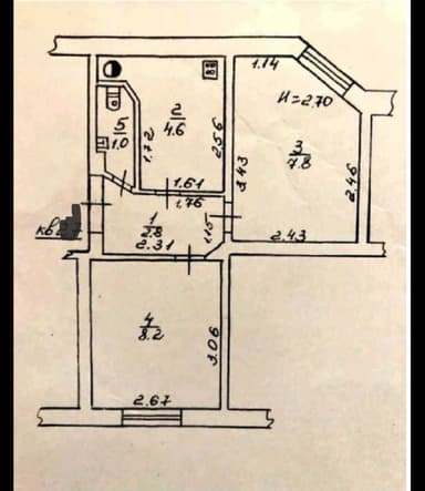 2-комнатная квартира по адресу Куликово поле пл. (площадь 24,4 м²) - Atlanta.ua - imageAlt 26