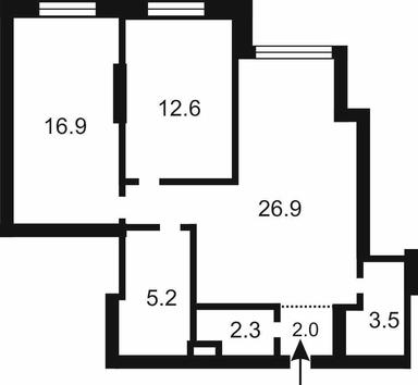 2-кімнатна квартира за адресою вул. Дегтярівська (площа 69,4 м²) - Atlanta.ua - фото 36