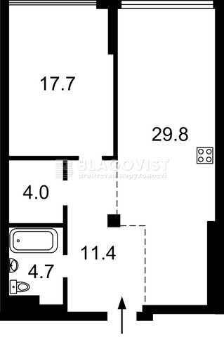 2-rooms apartment apartment by the address st. Bulvar Druzhby Narodov (area 67,6 m²) - Atlanta.ua - photo 18