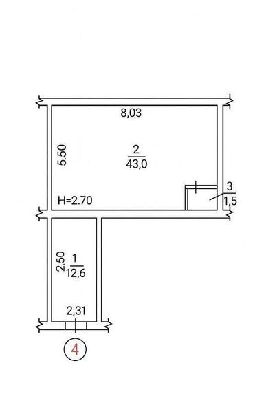 Коммерческая недвижимость по адресу (площадь 56 м²) - Atlanta.ua - фото 11