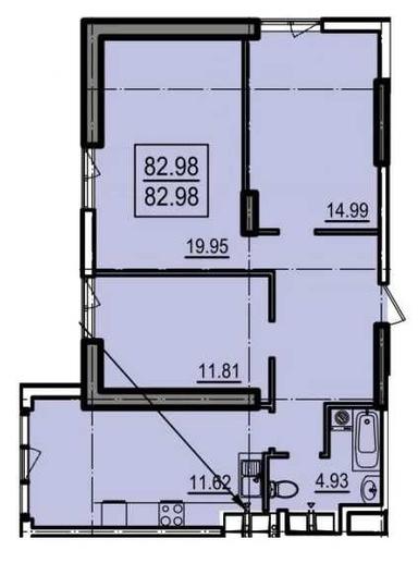 3-rooms apartment apartment by the address (area 82,8 m²) - Atlanta.ua - photo 20