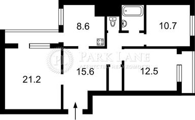 3-кімнатна квартира за адресою (площа 81 м²) - Atlanta.ua - фото 40