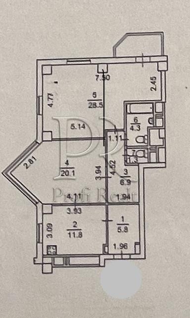 3-комнатная квартира по адресу (площадь 80 м²) - Atlanta.ua - фото 36