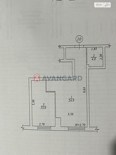 1-комнатная квартира по адресу Кирпичный пер. (площадь 43 м²) - Atlanta.ua - фото 56