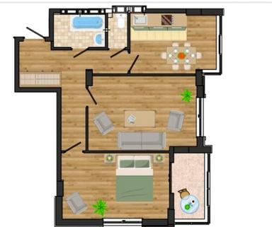 2-комнатная квартира по адресу Днепропетр. Дор. (площадь 68 м²) - Atlanta.ua - фото 22