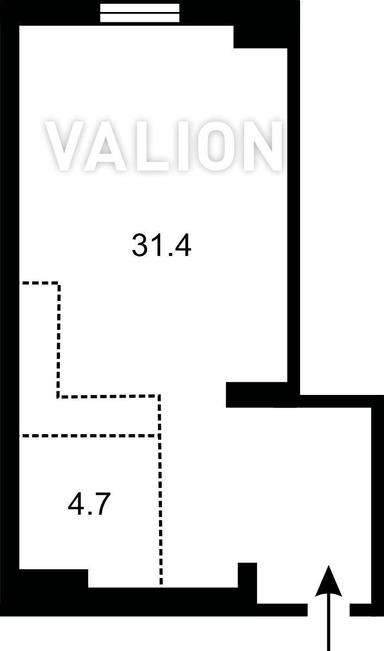 1-комнатная квартира по адресу ул. Кахи Бендукидзе (площадь 38,5 м²) - Atlanta.ua - фото 8