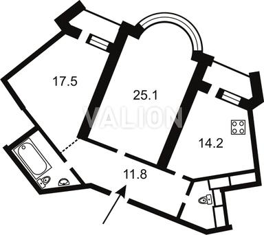 2-кімнатна квартира за адресою Григоренко пр. (площа 81,8 м²) - Atlanta.ua - фото 40