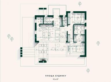 House by the address (area 97,4 m²) - Atlanta.ua - photo 46