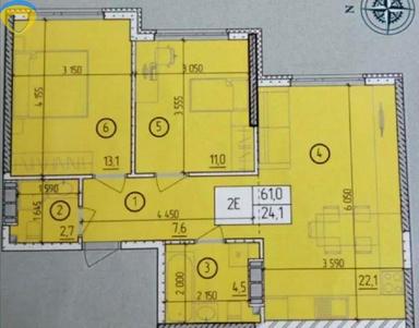 2-комнатная квартира по адресу ул. Филатова ак. (площадь 61 м²) - Atlanta.ua - фото 6