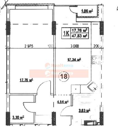 2-кімнатна квартира за адресою (площа 47,8 м²) - Atlanta.ua - фото 17