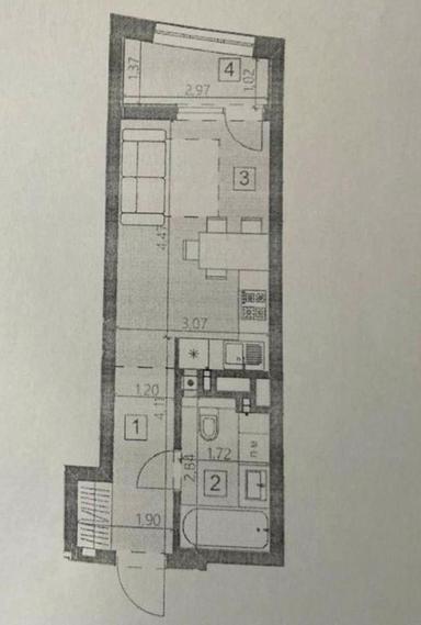1-комнатная квартира по адресу Боткина С. Ул. (площадь 31 м²) - Atlanta.ua - фото 21