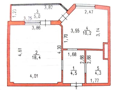 1-комнатная квартира по адресу ул. Мариинская (площадь 42 м²) - Atlanta.ua - imageAlt 22