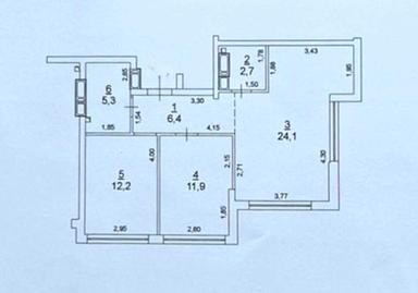 2-комнатная квартира по адресу ул. Филатова ак. (площадь 62,6 м²) - Atlanta.ua - фото 30