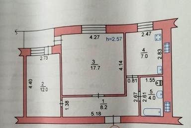 2-комнатная квартира по адресу Мира пр. (площадь 50,3 м²) - Atlanta.ua - фото 18