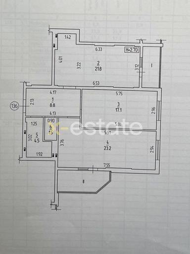 2-комнатная квартира по адресу ул. Светлая (площадь 87,1 м²) - Atlanta.ua - фото 14