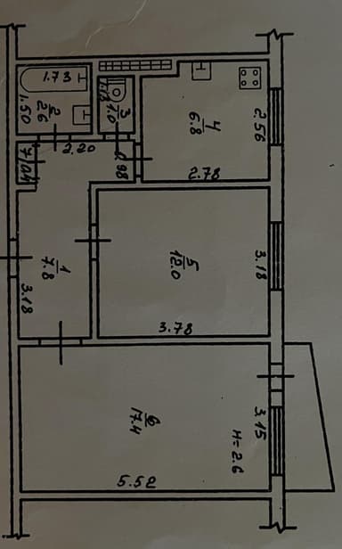 2-комнатная квартира по адресу ул. Архитекторская (площадь 48 м²) - Atlanta.ua - imageAlt 46