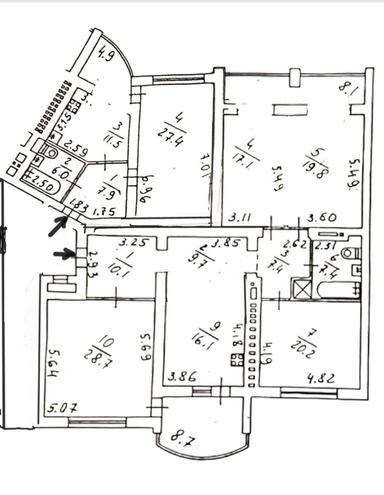 Багатокімнатна квартира за адресою вул. Івасюка Володимира пр-т (площа 228 м²) - Atlanta.ua - фото 90