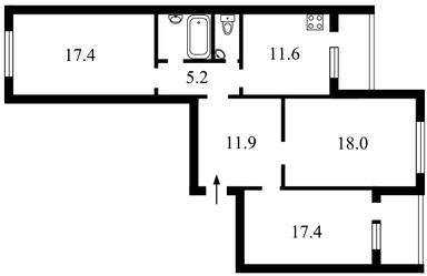3-комнатная квартира по адресу просп. Науки (площадь 97 м²) - Atlanta.ua - фото 42