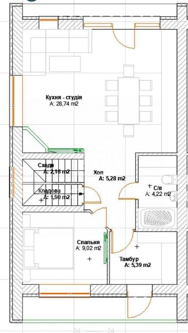 House by the address (area 120 m²) - Atlanta.ua - photo 44