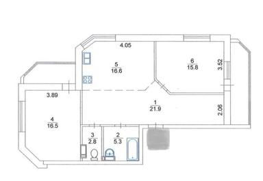 3-rooms apartment apartment by the address st. Ul Zlatoustovskaya (area 88 m²) - Atlanta.ua - photo 46