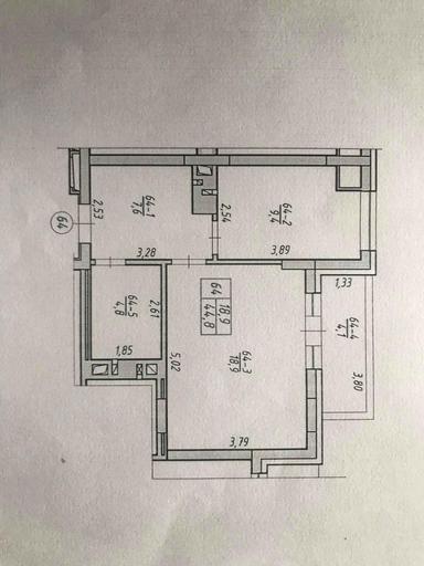 1-комнатная квартира по адресу ул. Величковського (площадь 44,8 м²) - Atlanta.ua - фото 22