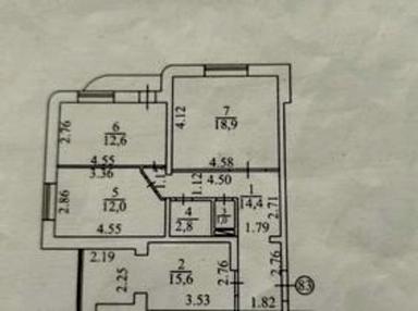 3-комнатная квартира по адресу Берестейский проспект(пр-т. Победы) (площадь 78 м²) - Atlanta.ua - фото 42