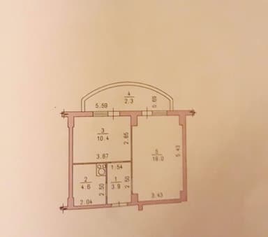 1-кімнатна квартира за адресою вул. Райдужний м-н (площа 39 м²) - Atlanta.ua - фото 24