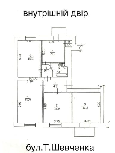 3-комнатная квартира по адресу (площадь 90 м²) - Atlanta.ua - фото 16
