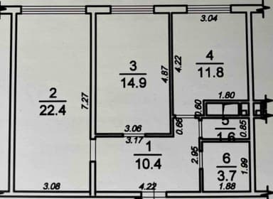 2-комнатная квартира по адресу (площадь 65 м²) - Atlanta.ua - фото 26