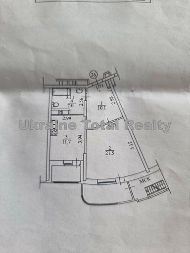 2-комнатная квартира по адресу ул. Срибнокильская (площадь 67 м²) - Atlanta.ua - фото 36