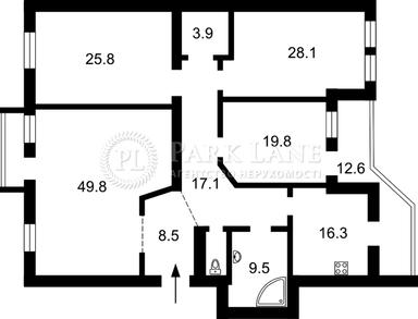 Багатокімнатна квартира за адресою (площа 200 м²) - Atlanta.ua - фото 10