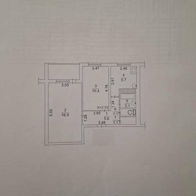 2-комнатная квартира по адресу ул. Всеволода Змиенка (площадь 47 м²) - Atlanta.ua - фото 30