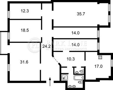 4+-rooms apartment apartment by the address (area 189,4 m²) - Atlanta.ua - photo 31