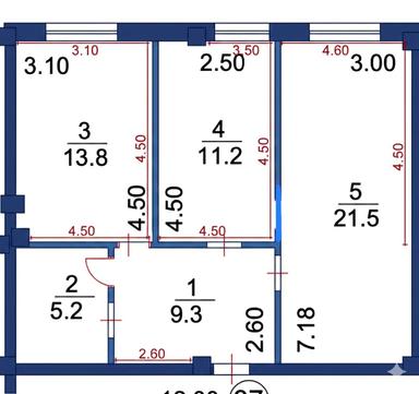 2-кімнатна квартира за адресою вул. Дмитра Луценка (площа 60,6 м²) - Atlanta.ua - фото 30