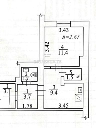 1-комнатная квартира по адресу ул. Милославская (площадь 28 м²) - Atlanta.ua - imageAlt 20