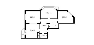 3-rooms apartment apartment by the address st. Aleksandra Mishugi (area 110 m²) - Atlanta.ua - photo 40