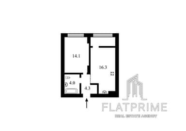 1-комнатная квартира по адресу (площадь 43 м²) - Atlanta.ua - фото 28