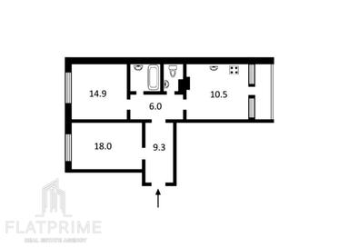 2-комнатная квартира по адресу ул. Гмыри Бориса (площадь 64 м²) - Atlanta.ua - фото 36