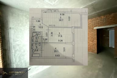 2-комнатная квартира по адресу пер. Кленовый (площадь 84,8 м²) - Atlanta.ua - imageAlt 41