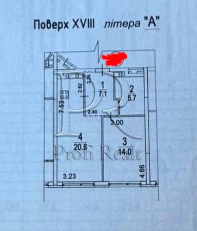 1-комнатная квартира по адресу наб. Днепровская (площадь 48 м²) - Atlanta.ua - фото 30