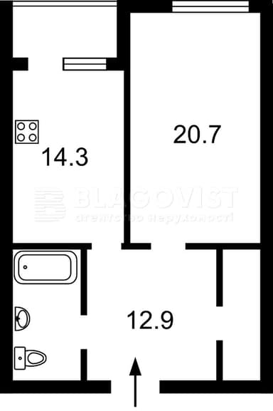 1-комнатная квартира по адресу ул. Ружинская (площадь 64 м²) - Atlanta.ua - imageAlt 5