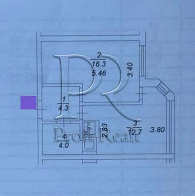 1-комнатная квартира по адресу (площадь 38 м²) - Atlanta.ua - imageAlt 22