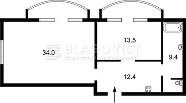 2-кімнатна квартира за адресою (площа 73 м²) - Atlanta.ua - фото 19