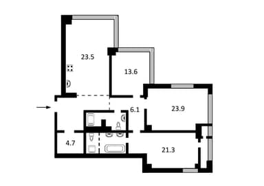 3-комнатная квартира по адресу ул. Антоновича (площадь 118 м²) - Atlanta.ua - imageAlt 12