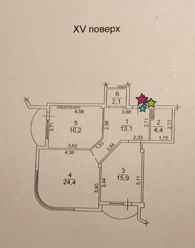 2-комнатная квартира по адресу ул. Говорова марш. (площадь 80 м²) - Atlanta.ua - фото 24
