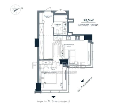 1-комнатная квартира по адресу ул. Антоновича (площадь 49,5 м²) - Atlanta.ua - imageAlt 17