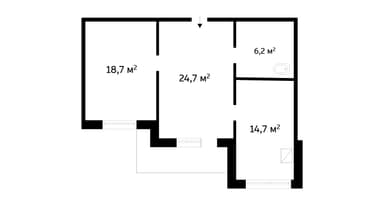 2-комнатная квартира по адресу пер. Северный (площадь 66 м²) - Atlanta.ua - imageAlt 30
