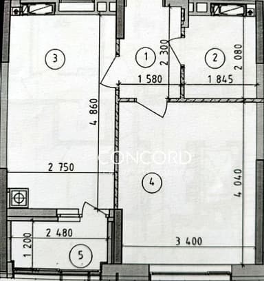 1-комнатная квартира по адресу ул. Оптимистическая (площадь 38 м²) - Atlanta.ua - фото 20