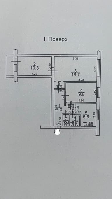 3-комнатная квартира по адресу Северный пер. (площадь 58 м²) - Atlanta.ua - фото 20